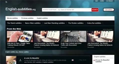 sub4free|17 Best TV Series And Movie Subtitles Sites For All Languages.